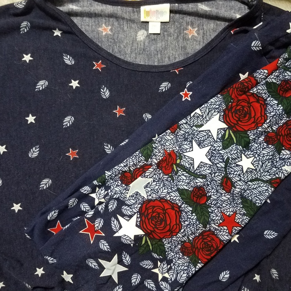 2X Americana Irma and TC2 leggings